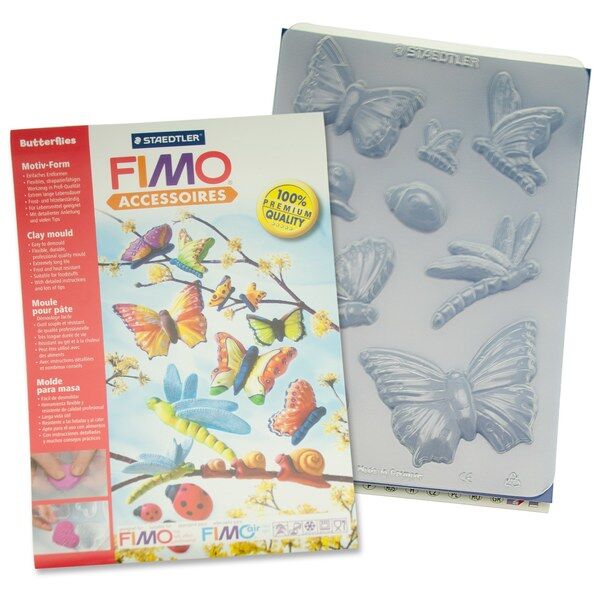 Staedtler Fimo Clay Mould Polimer Kil Şekillendirme Kalıbı Butterflıes