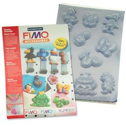 Staedtler Fimo Clay Mould Polimer Kil Şekillendirme Kalıbı FUNNY ANIMALS