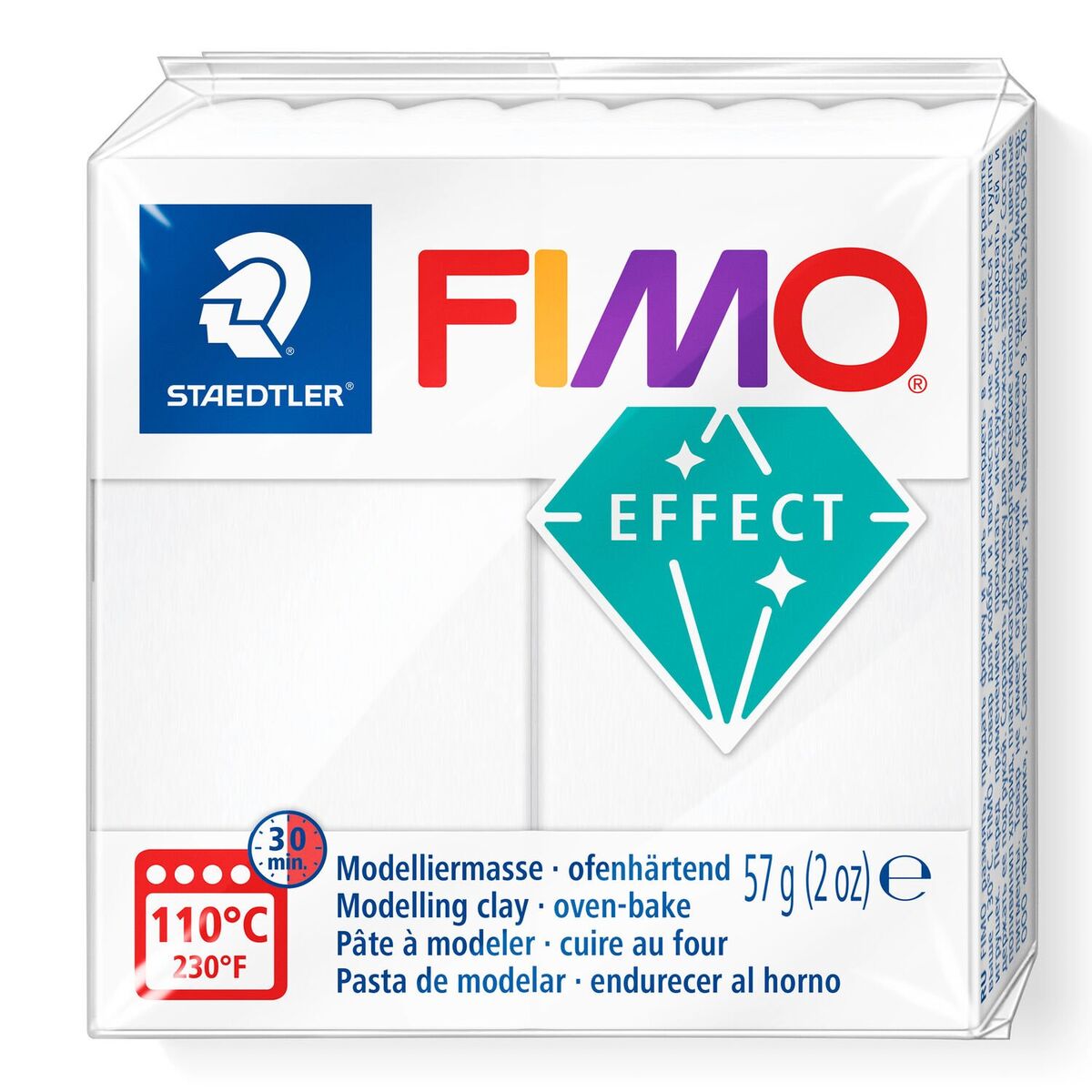 Staedtler Fimo Effect Polimer Kil 014 Transluscent (transparan)