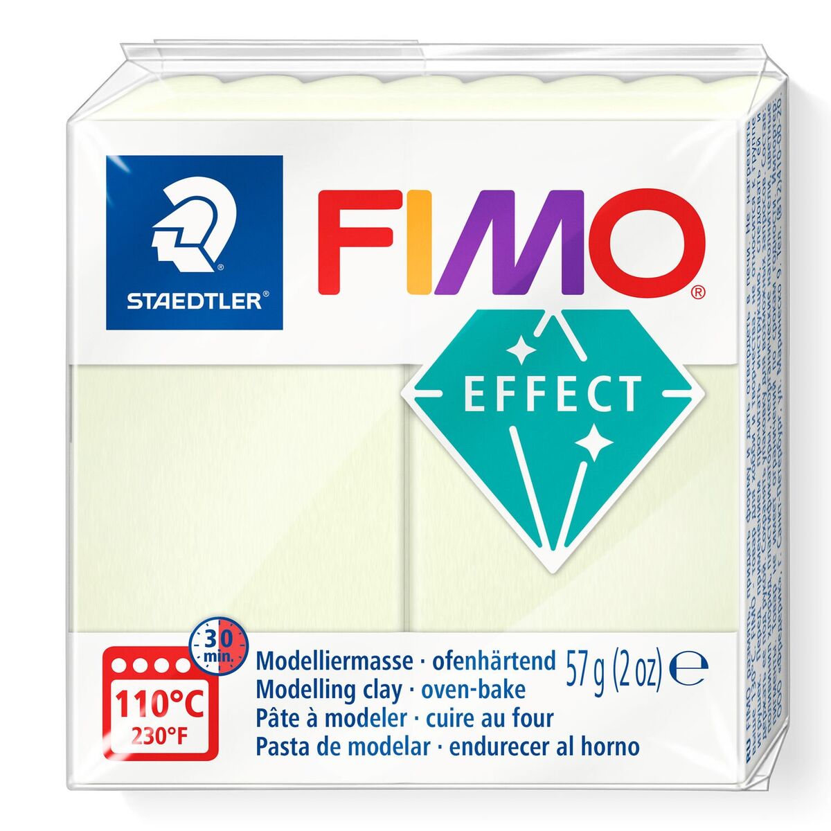 Staedtler Fimo Effect Polimer Kil 04 Night Glow (karanlıkta Parlayan)