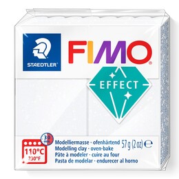 Staedtler Fimo Effect Polimer Kil 052 White (Simli) - Staedtler