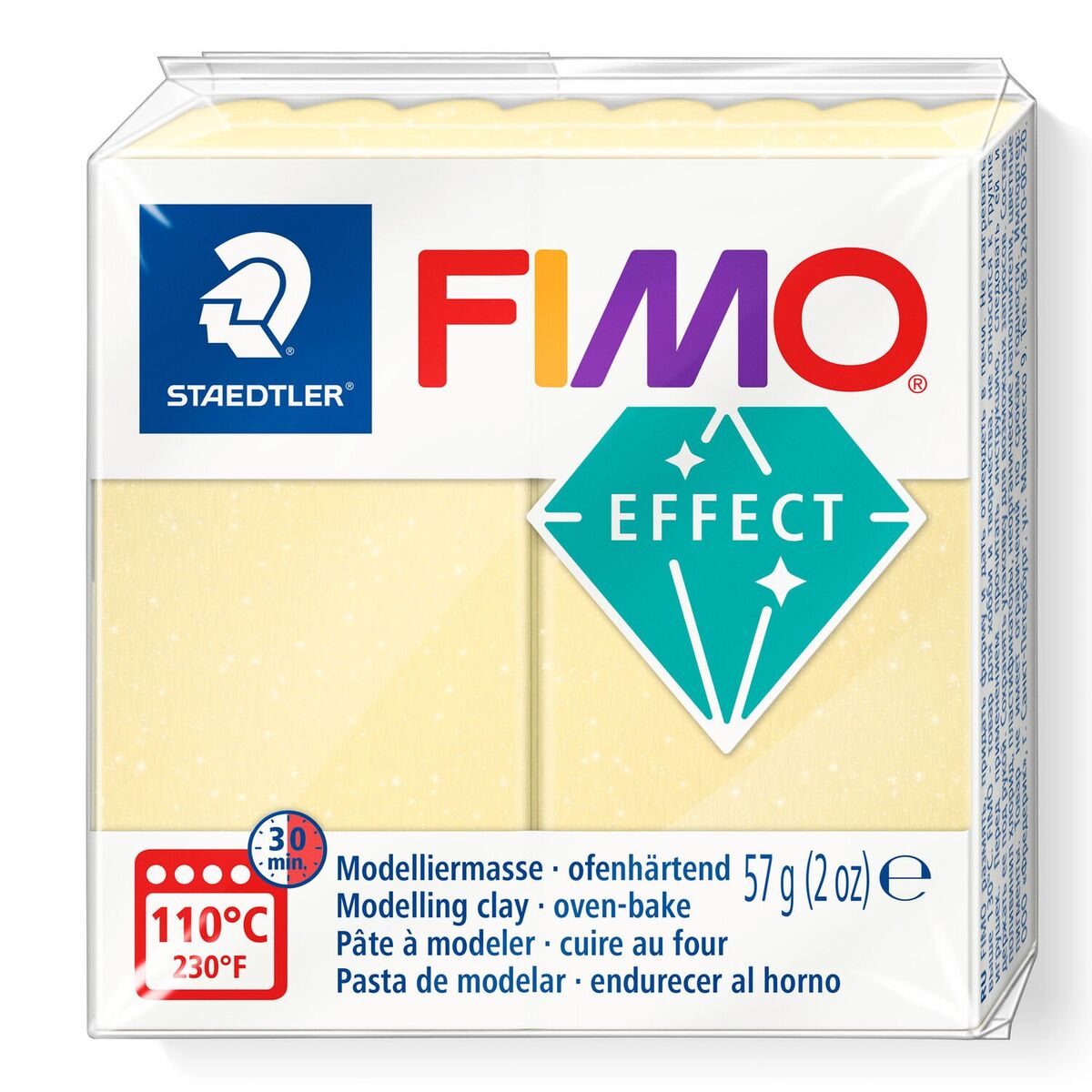 Staedtler Fimo Effect Polimer Kil 106 Citrine (mücevher Renkleri)
