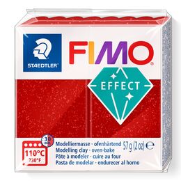 Staedtler Fimo Effect Polimer Kil 202 Red (Simli)