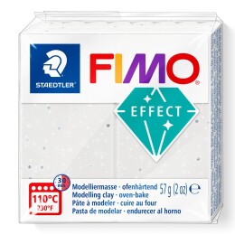 Staedtler Fimo Effect Polimer Kil 3 Stone White Granite - 1