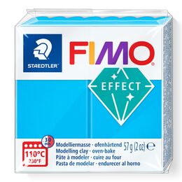 Staedtler Fimo Effect Polimer Kil 374 Blue (Transparan)