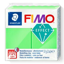 Staedtler Fimo Effect Polimer Kil 501 Neon Green - 1