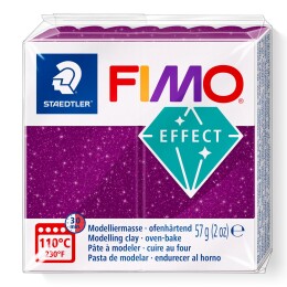 Staedtler Fimo Effect Polimer Kil 602 Galaxy Purple - 1