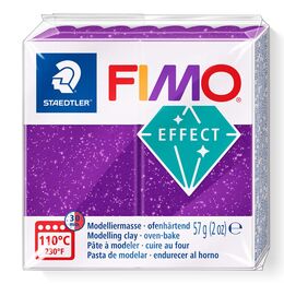 Staedtler Fimo Effect Polimer Kil 602 Purple (Simli) - 1