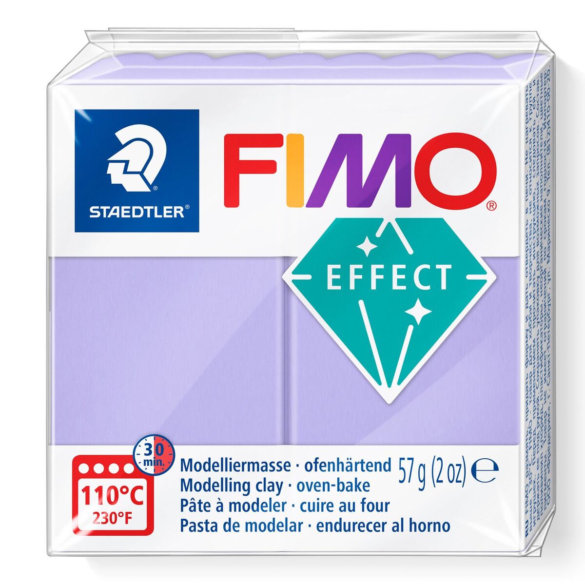 Staedtler Fimo Effect Polimer Kil 605 Lilac (pastel)