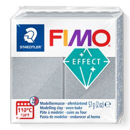 Staedtler Fimo Effect Polimer Kil 81 Silver (Metalik) - 1