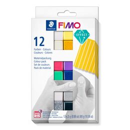 Staedtler Fimo Effect Polimer Kil Seti 12 Renk x 25 gr. - 1