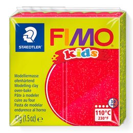 Staedtler Fimo Kids Yumuşak Polimer Kil 212 Yaldızlı Kırmızı