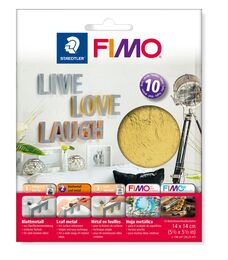 Staedtler Fimo Leaf Metal Yaprak Varak 10'lu Paket ALTIN