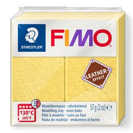 Staedtler Fimo Leather (Deri) Effect Polimer Kil 109 Safran Sarı