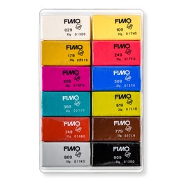 Staedtler Fimo Leather Effect Polimer Kil Seti 12 Renk x 25 gr. - Thumbnail