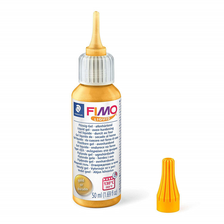 Staedtler Fimo Liquid Deco Gel (sıvı Fimo-yapıştırıcı) 50 Ml. Altın