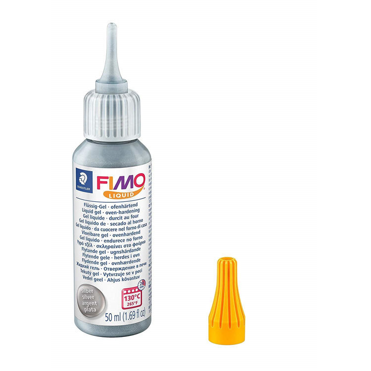 Staedtler Fimo Liquid Deco Gel (sıvı Fimo-yapıştırıcı) 50 Ml. Gümüş