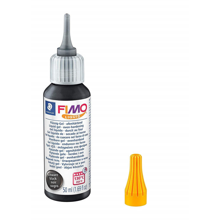 Staedtler Fimo Liquid Deco Gel (sıvı Fimo-yapıştırıcı) 50 Ml. Siyah