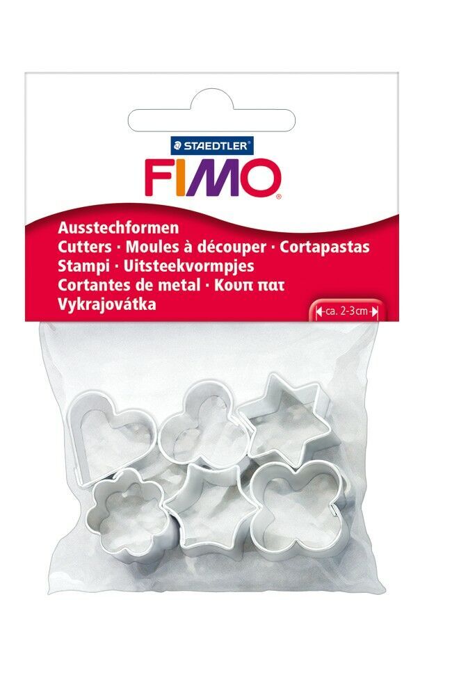 Staedtler Fimo Polimer Kil Kesme Ve Şekillendirme Kalıbı 6 Parça Metal
