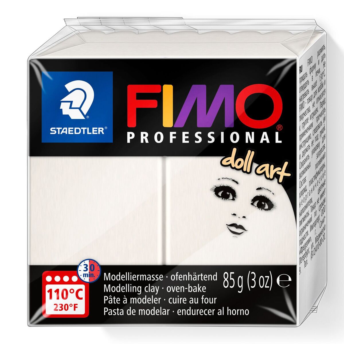 Staedtler Fimo Professional Doll Art Polimer Kil 85 Gr. 03 Porselen