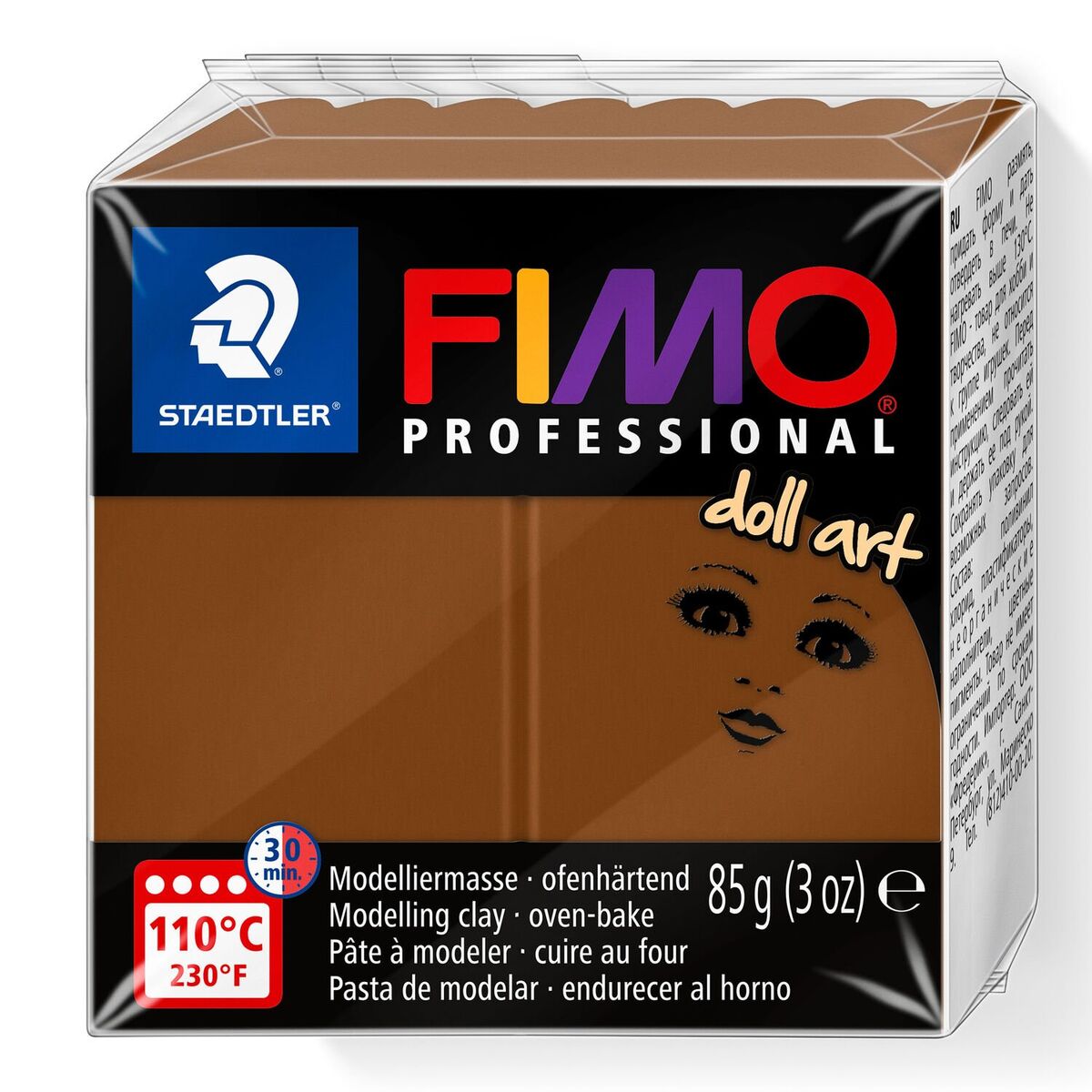Staedtler Fimo Professional Doll Art Polimer Kil 85 Gr. 78 Nougat