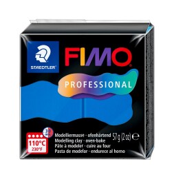 Staedtler Fimo Professional Polimer Kil 57 gr. 300 Saf Mavi - Staedtler