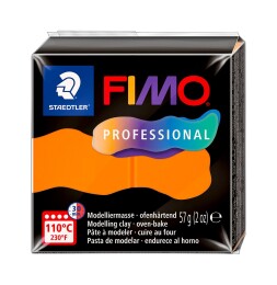 Staedtler Fimo Professional Polimer Kil 57 gr. 4 Turuncu - Staedtler
