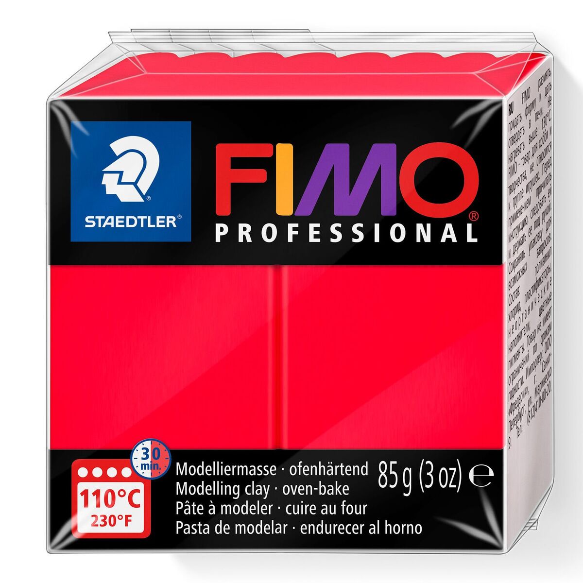 Staedtler Fimo Professional Polimer Kil 85 Gr. 200 Saf Kırmızı