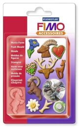 Staedtler Fimo Push Mould Esnek Silikon Polimer Kil Kalıbı ALP DAĞLARI - 1