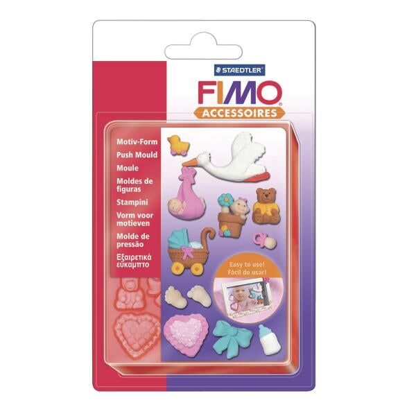 Staedtler Fimo Push Mould Esnek Silikon Polimer Kil Kalıbı Bebek
