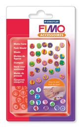 Staedtler Fimo Push Mould Esnek Silikon Polimer Kil Kalıbı HARFLER VE SAYILAR - 1