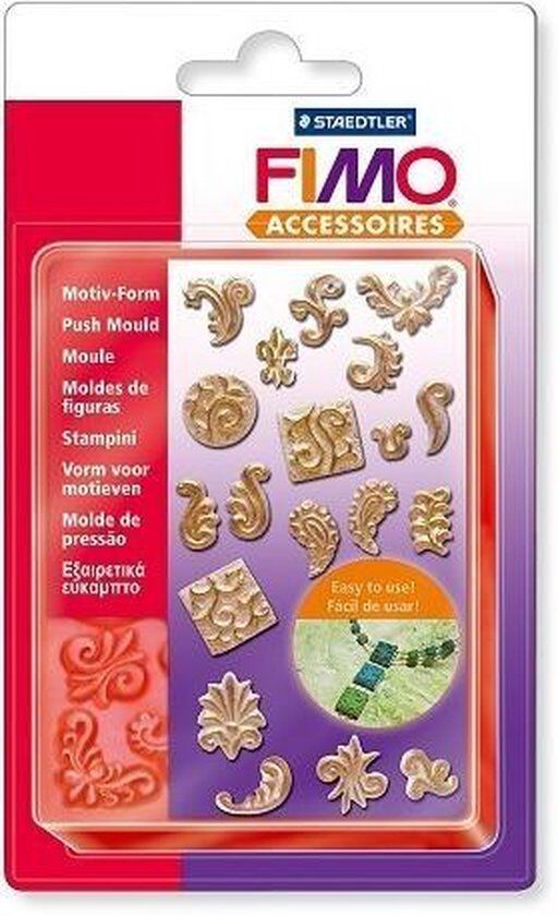 Staedtler Fimo Push Mould Esnek Silikon Polimer Kil Kalıbı Süsler