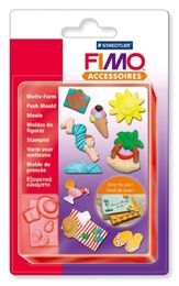 Staedtler Fimo Push Mould Esnek Silikon Polimer Kil Kalıbı TATİL