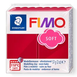 Staedtler Fimo Soft Polimer Kil 26 Cherry Red - 1