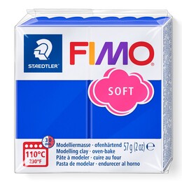 Staedtler Fimo Soft Polimer Kil 33 Brilliant Blue - Thumbnail