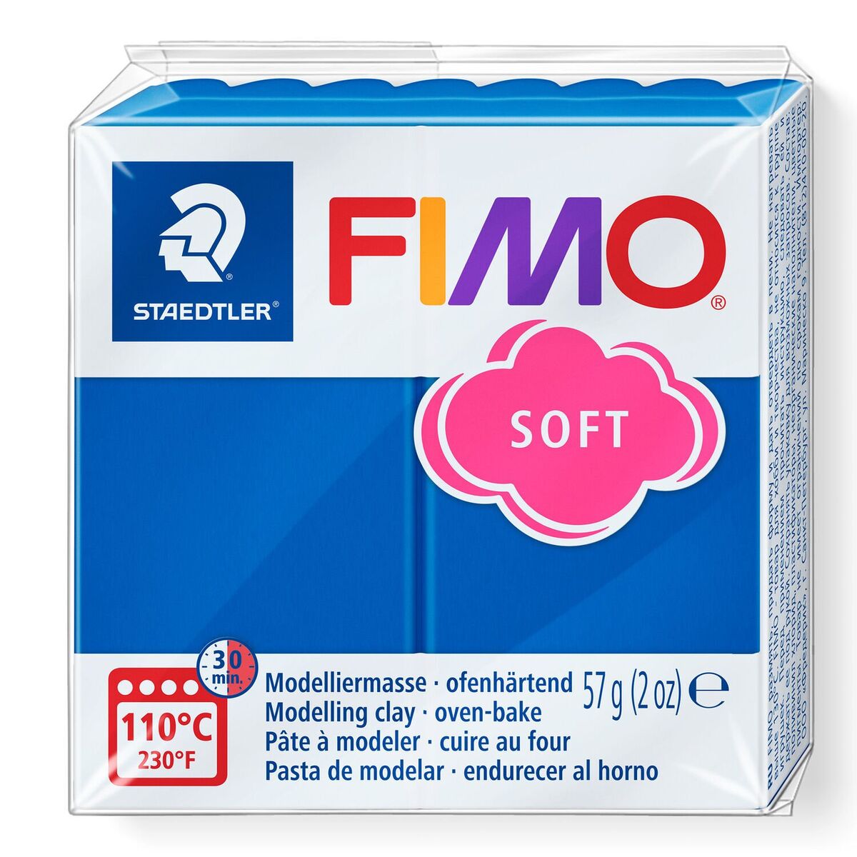 Staedtler Fimo Soft Polimer Kil 37 Pacific Blue