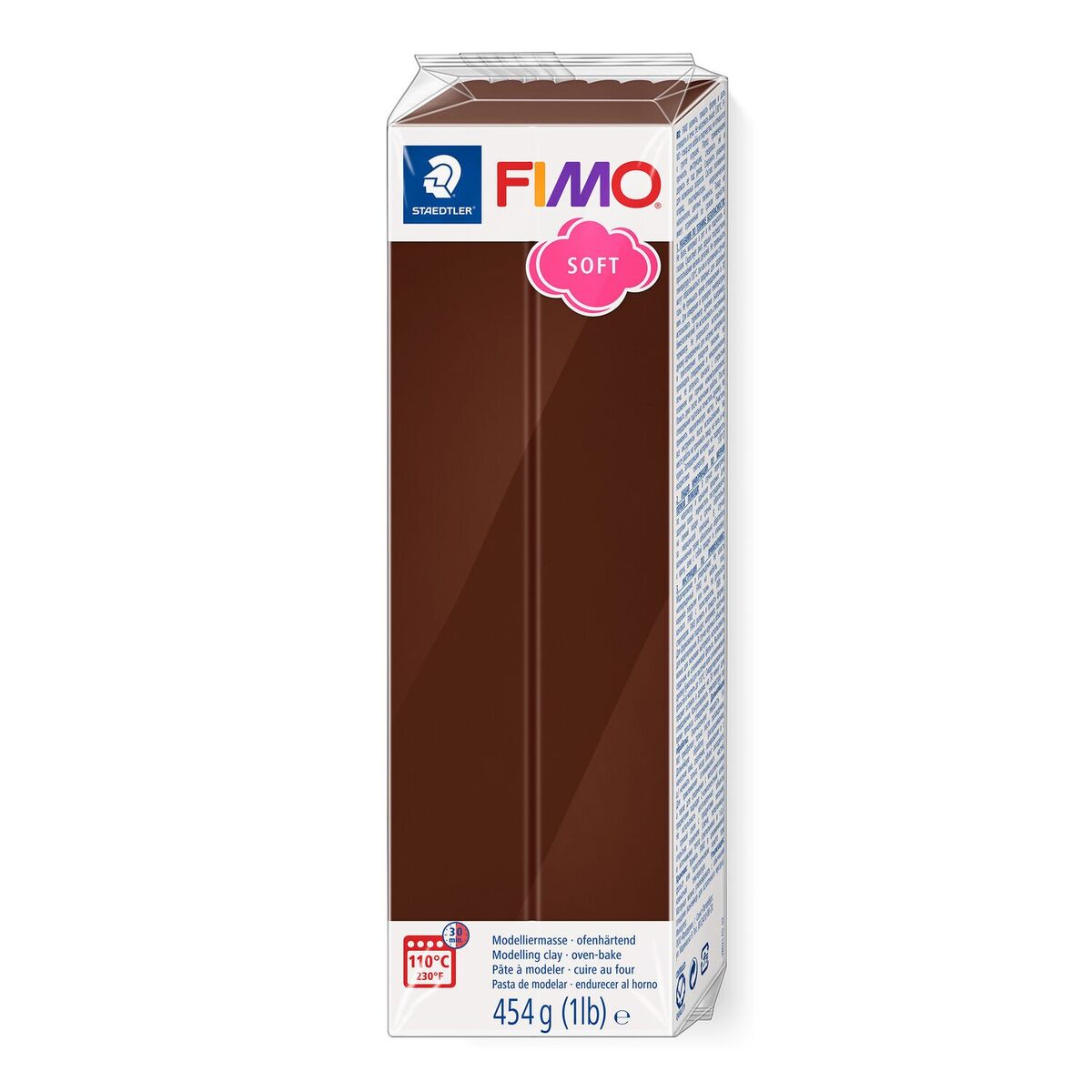 Staedtler Fimo Soft Polimer Kil 454 Gr. 75 Çikolata