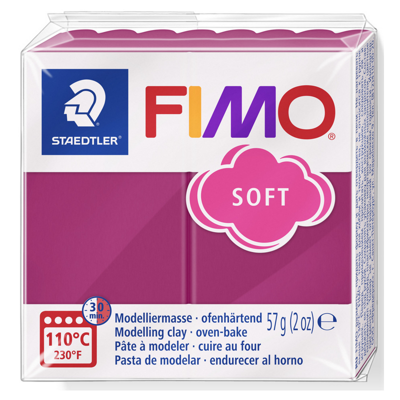 Staedtler Fimo Soft Polimer Kil T23 Frozen Berry