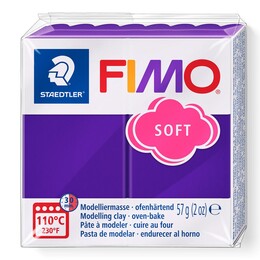 Staedtler Fimo Soft Polimer Kil 63 Plum - 1