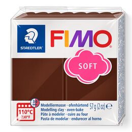 Staedtler Fimo Soft Polimer Kil 75 Chocolate - 1