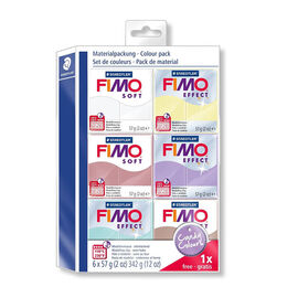 Staedtler Fimo Soft Polimer Kil Seti 6 Renk x 57 gr. Candy Colours