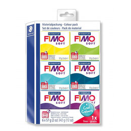 Staedtler Fimo Soft Polimer Kil Seti 6 Renk x 57 gr. Cool Colours