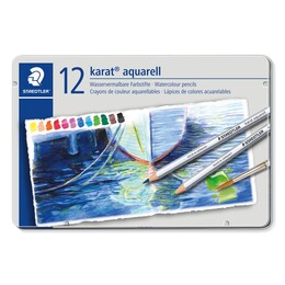 Staedtler Karat Aquarell Sulu Boya Kalemi Seti 12 Renk - Thumbnail