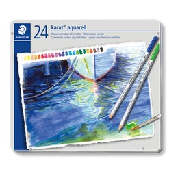 Staedtler Karat Aquarell Sulu Boya Kalemi Seti 24 Renk - 1