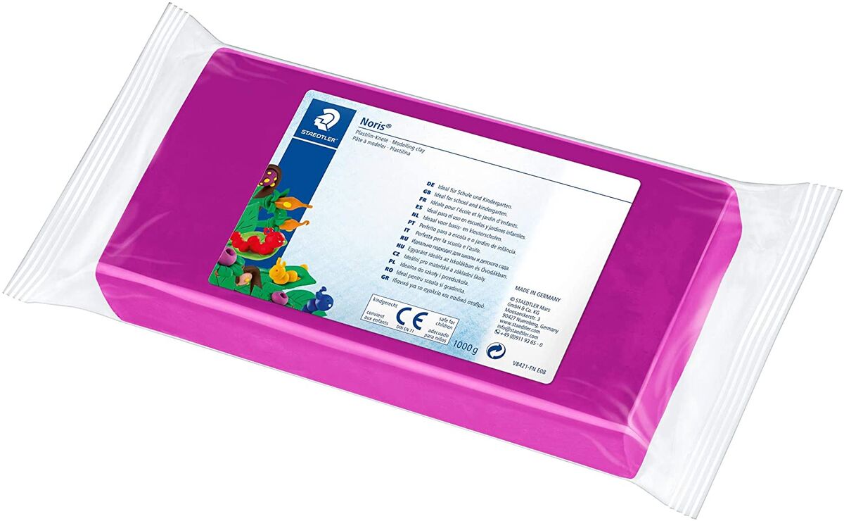 Staedtler Noris Plastilin Modelleme Hamuru 1000 Gr. Mor