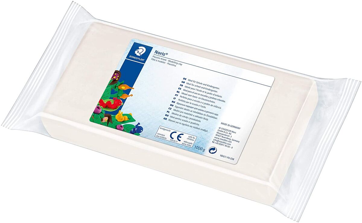 Staedtler Noris Plastilin Modelleme Hamuru 1000 Gr. Beyaz