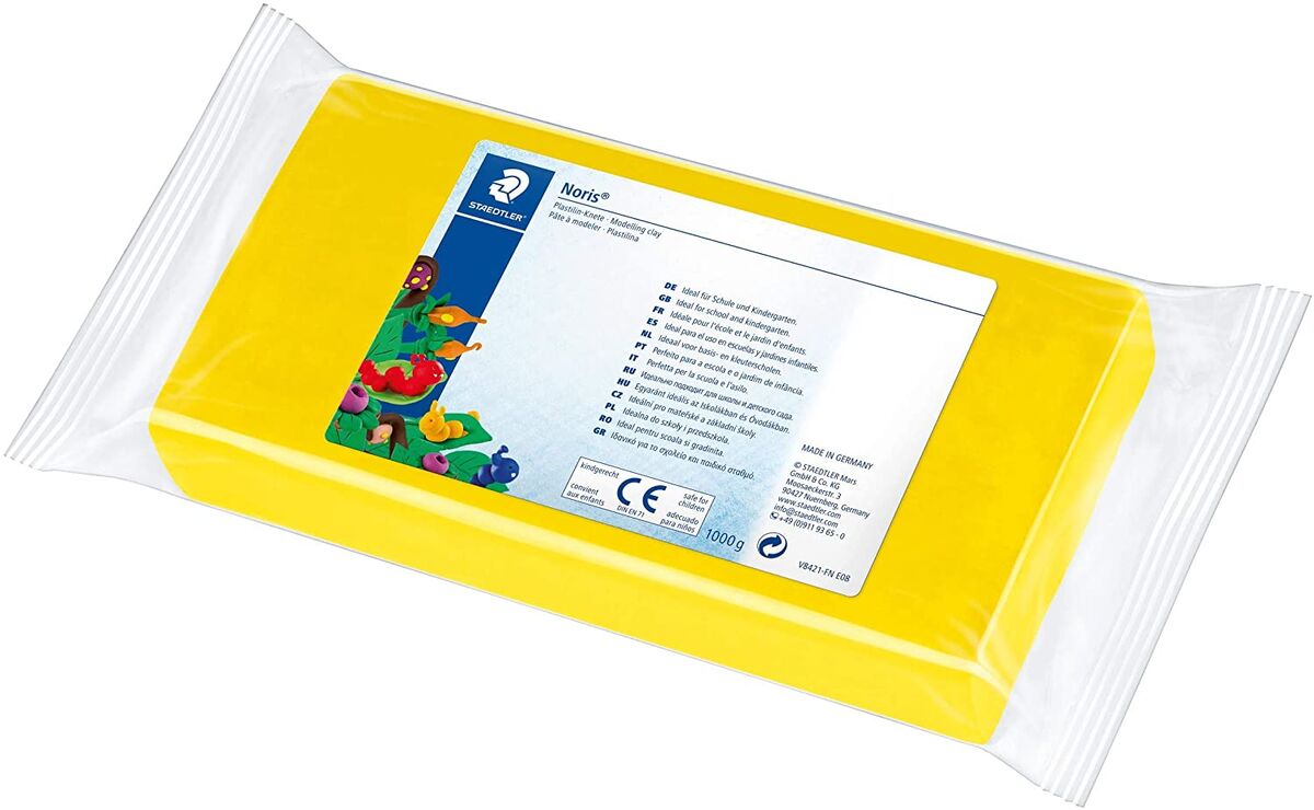 Staedtler Noris Plastilin Modelleme Hamuru 1000 Gr. Sarı