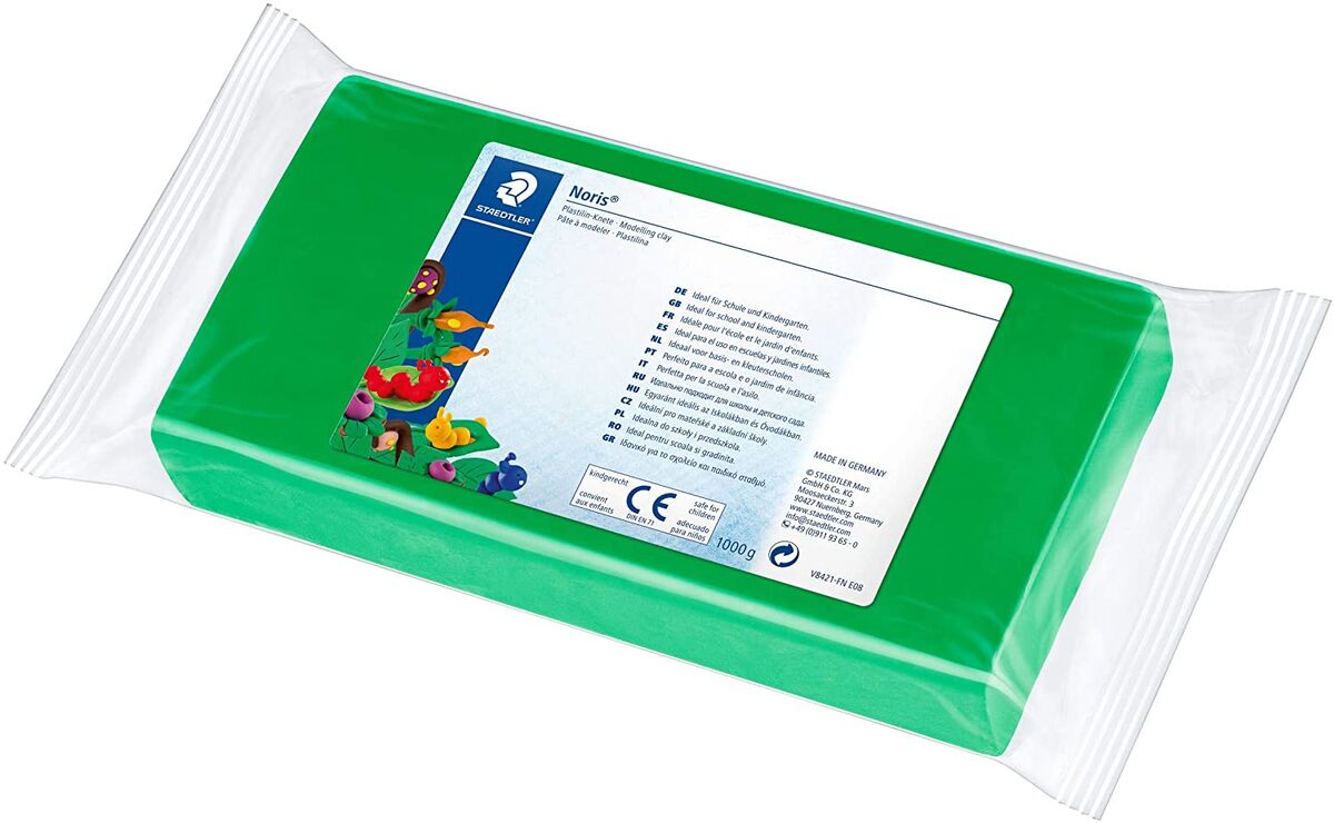 Staedtler Noris Plastilin Modelleme Hamuru 1000 Gr. Yeşil