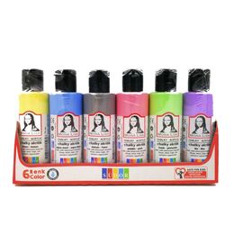 Südor Mona Lisa Chalky Akrilik Boya Seti 6 Pastel Renk x 70 ml. Şişe