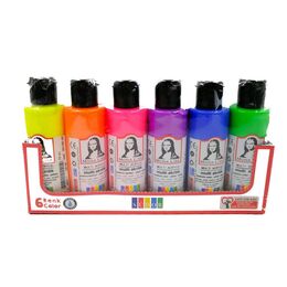 Südor Mona Lisa Multi Akrilik Boya Seti 6 Fosforlu Renk x 70 ml. Şişe